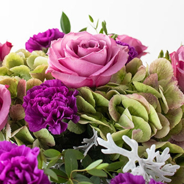 Simply Soothing Purple Flowers Arrangement Arrangements