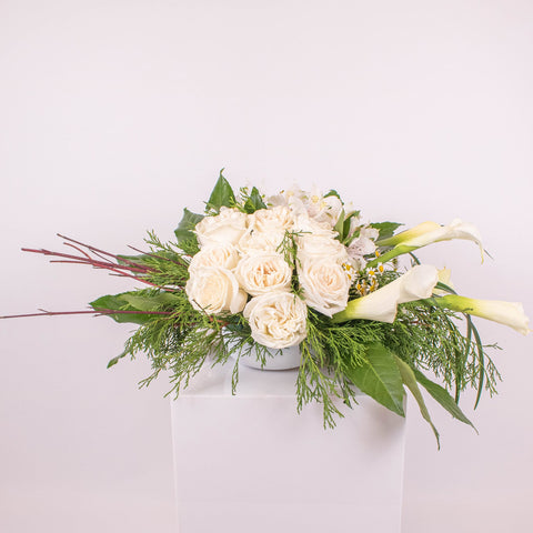 Snow Day Online Floral Class Arrangement