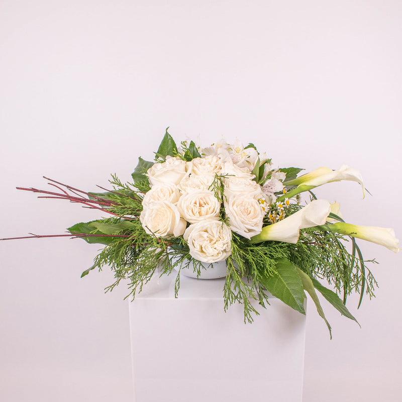 Snow Day Online Floral Class Arrangement