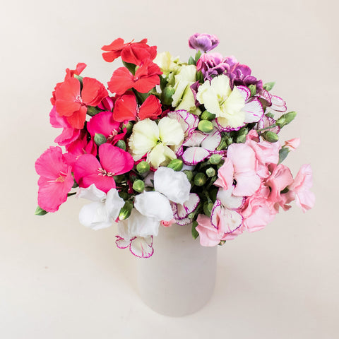 Farm Mix Wholesale Flowers In a Vase