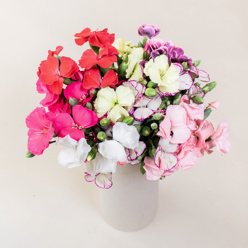 Farm Mix Wholesale Flowers In a Vase