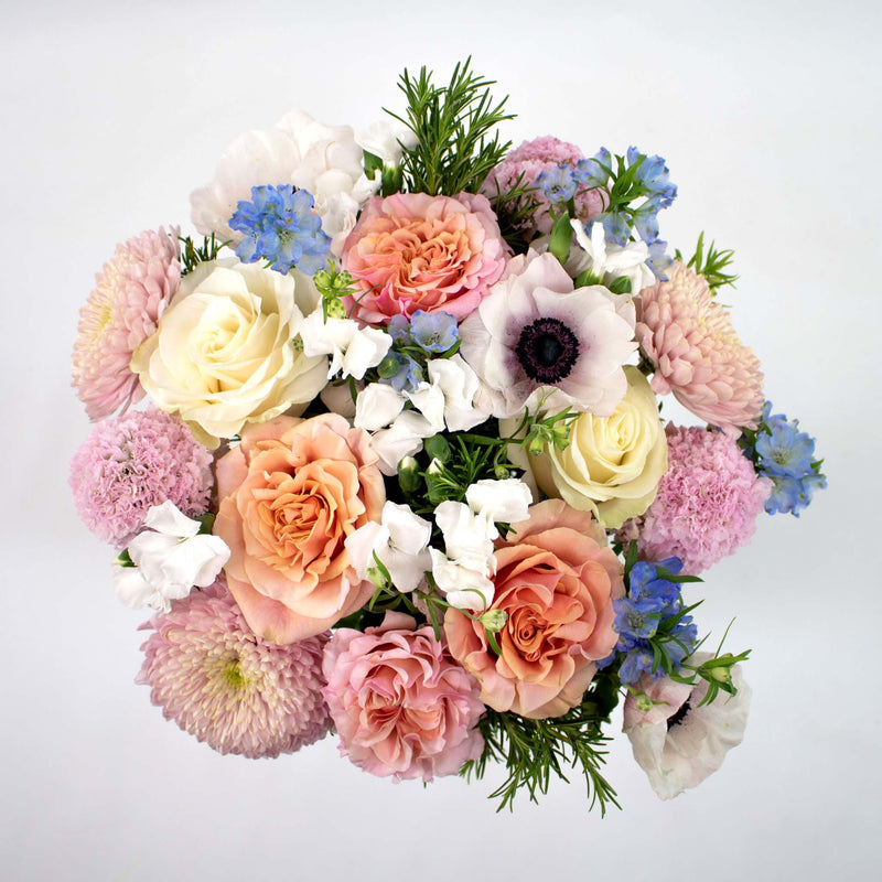 Sugar Plum Flower Centerpiece Size Large Top Down