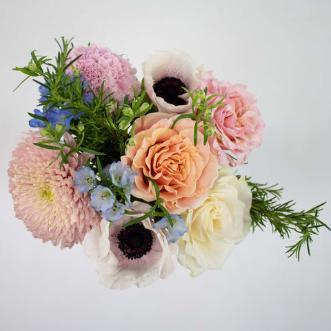 Sugar Plum Flower Centerpiece Size Small Top Down