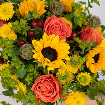 Sophisticated Sundance Sunflower Centerpiece