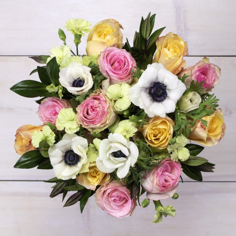 Sunset Valentines Flower Arrangement Recipe