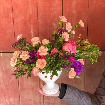 Assorted color bouquet DIY mother's day flowers
