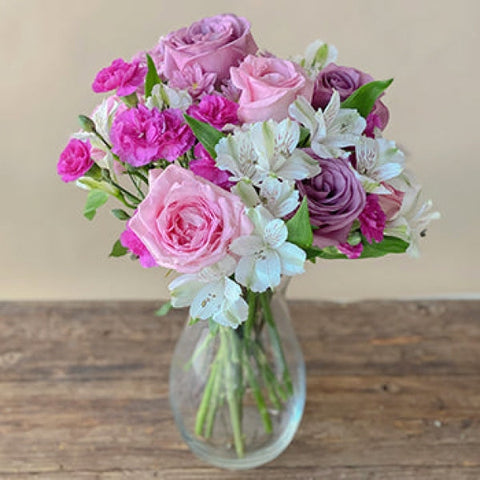 True Loves Kiss Lavender Rose Bouquet Arrangements