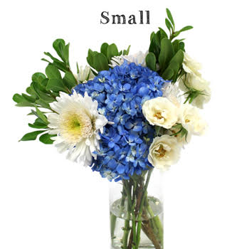 Varsity Blues Bridal Centerpieces