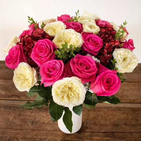 Valentines Day Pretty Pink Rose Bouquets Arrangements