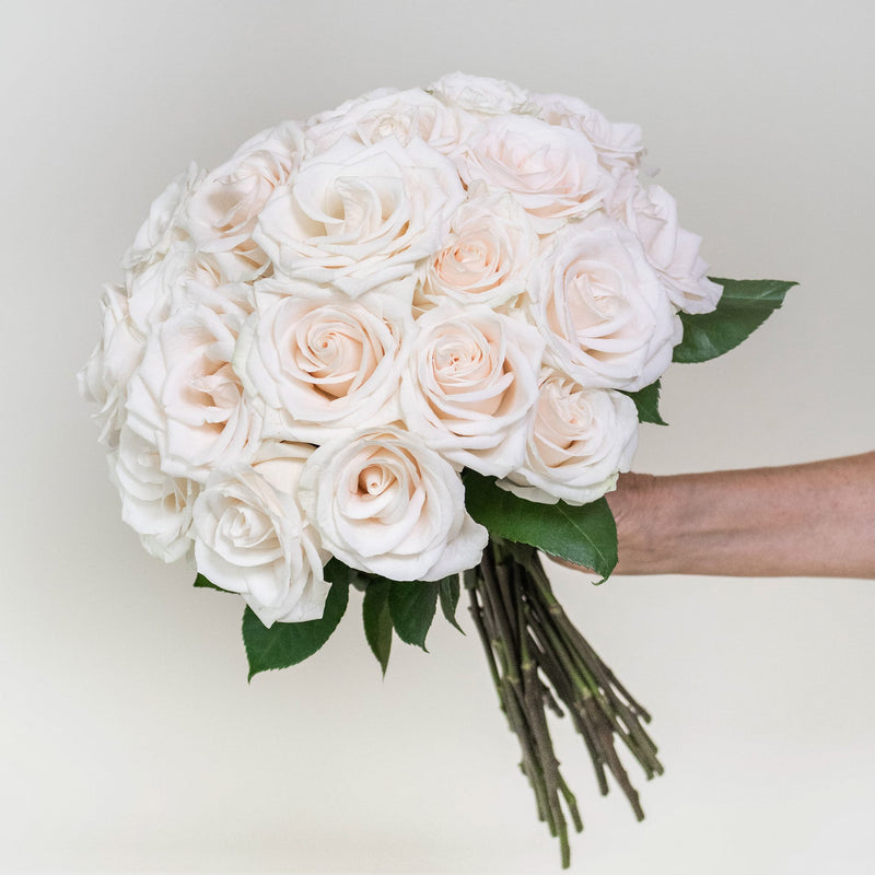 Vendela White Wholesale Rose Bunch In Hand