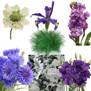 Vintage Garden DIY Flower Kit Bunch