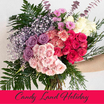 Holiday Fresh Flower Design Virtual Class Centerpiece