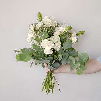 Snow White Flower Centerpiece