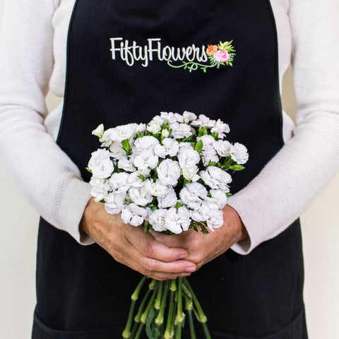 White Lilipot Wholesale Flowers in Hand
