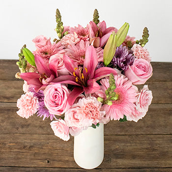 Wishing for Pink Flower Arrangement