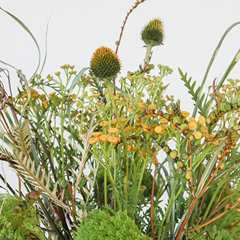 Yellow Fall DIY Flower Kit Up Close