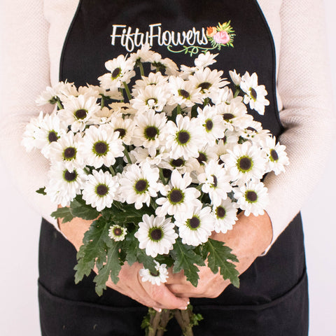 Mini Santini Flower Bunch in Hand